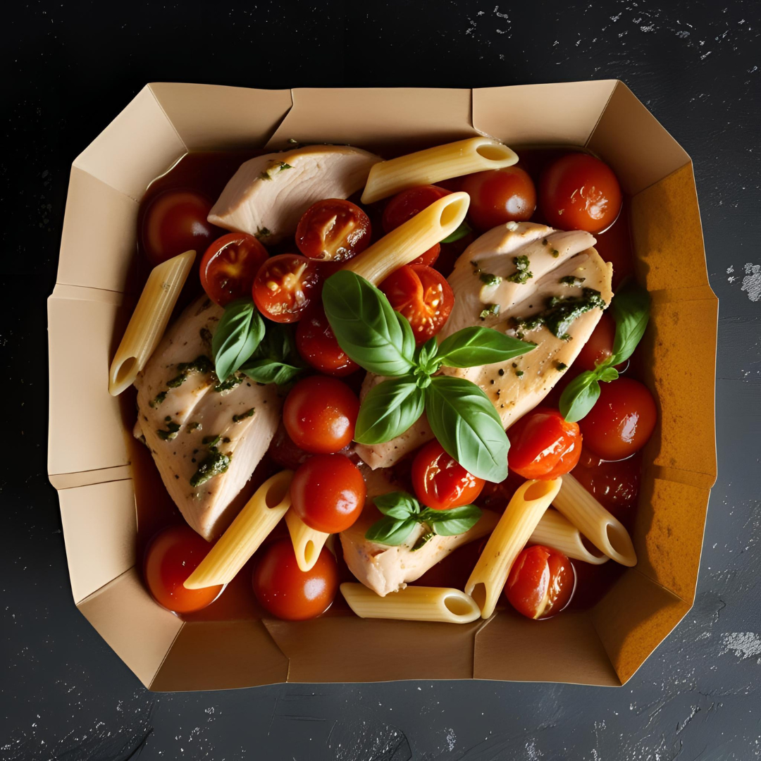 CHICKEN BASIL PASTA